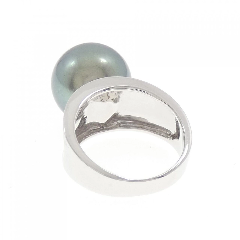 Nhẫn ngọc trai đen K18WG 14.8mm - Hàng hiệu Authentic 855024