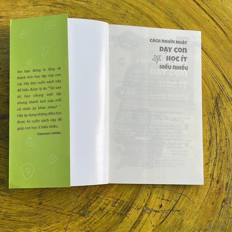 CÁCH NGƯỜI NHẬT DẠY CON HỌC ÍT HIỂU NHIỀU- KATSUNORI ISHIDA 686767