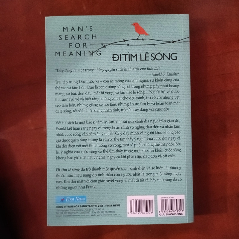 Đi tìm lẽ sống (Man's Search For Meaning) - Viktor E. Frankl 479688