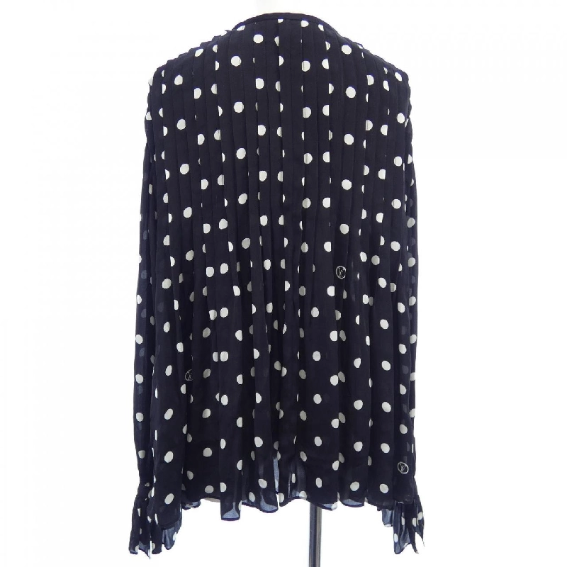 Áo blouse chấm bi sheer mousseline LOUIS VUITTON FMTO71NR1 628652