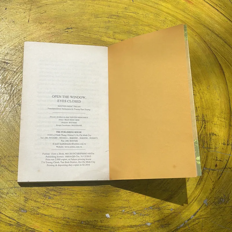 OPEN THE WINDOW, EYES CLOSED- NGUYEN NGOC THUAN- TRUONG TIEP TRUONG 602408