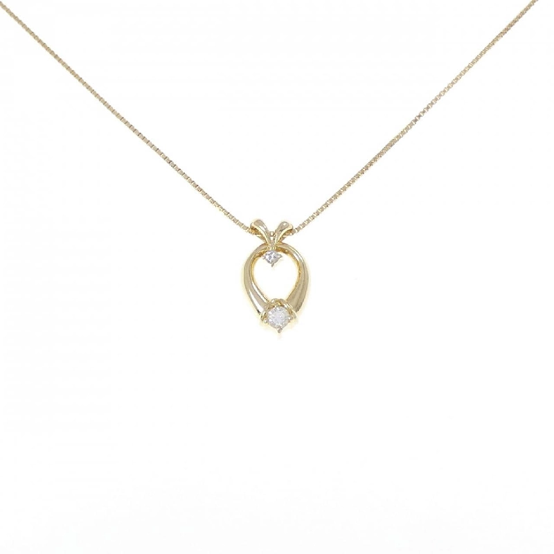 K18YG Dây chuyền kim cương 0.13CT - Hàng hiệu Chính hãng 856958