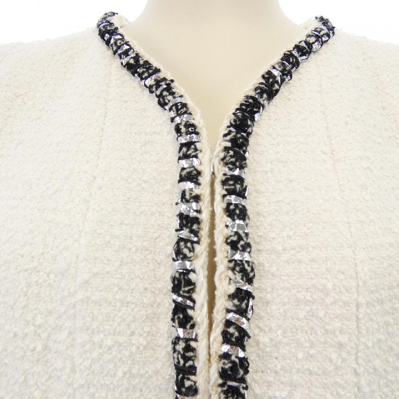 Jacket không cổ CHANEL P72407V64049 - Hàng hiệu Authentic 821317