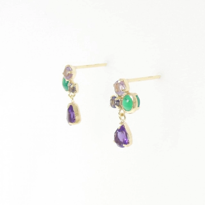 K10YG Đá màu Bông tai - Hàng hiệu Chính hãng 869193