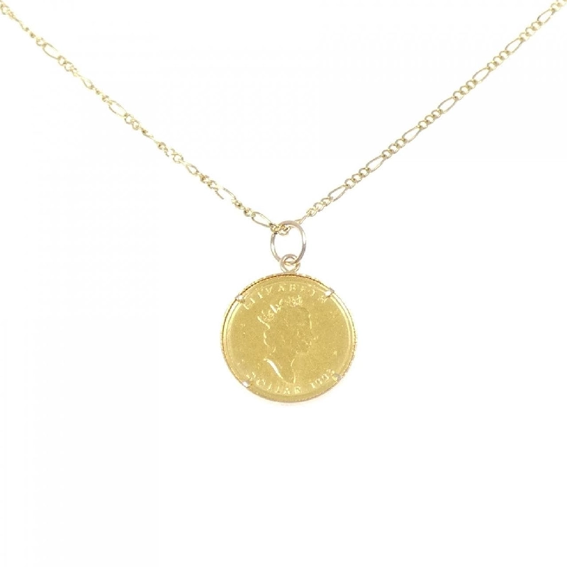 Dây chuyền đồng xu 14KTPG(khung)/585YG - Hàng hiệu Authentic 858497