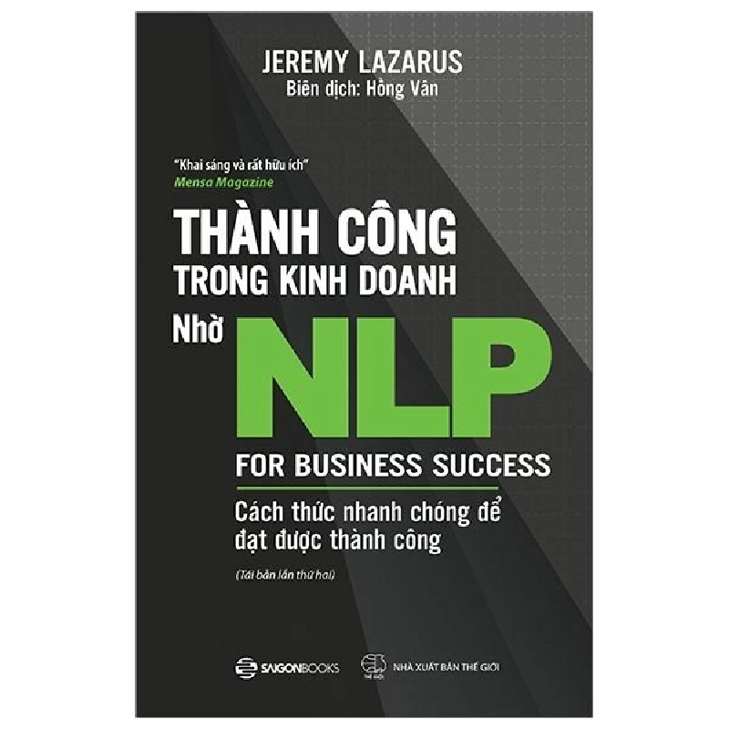 Thành công trong kinh doanh nhờ NLP - Jeremy Lazarus2019 New 100% HCM.PO 31821