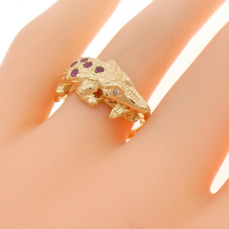 Nhẫn Ruby K18YG - Hàng hiệu Chính hãng 852644