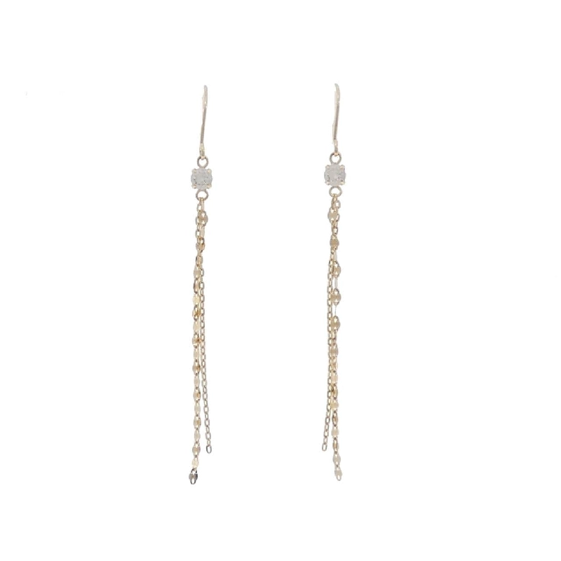 K10YG Bông tai hình khối - Hàng hiệu Chính hãng 869866