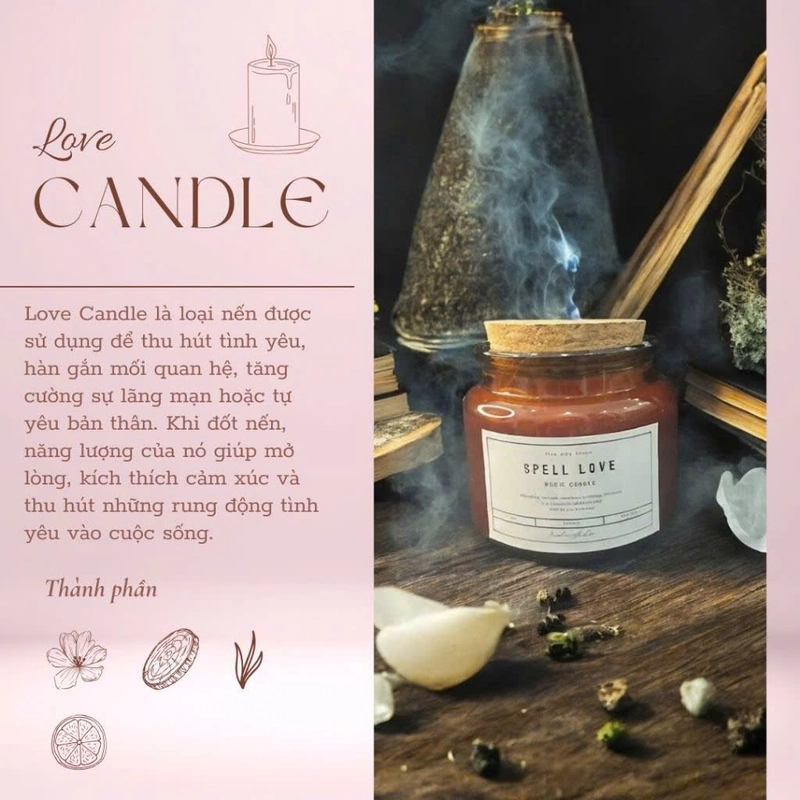 Nến Love Candle – Thu Hút Tình Yêu & Hạnh Phúc 535314