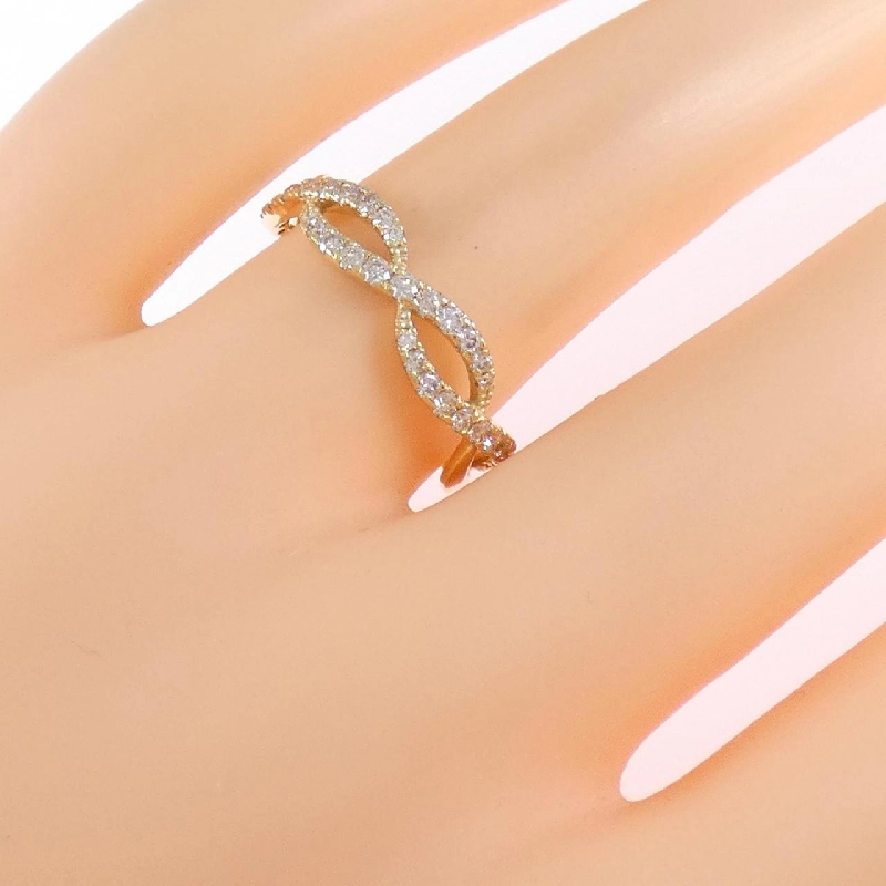 【Sản phẩm mới】Nhẫn kim cương K18YG 0.35CT 669794