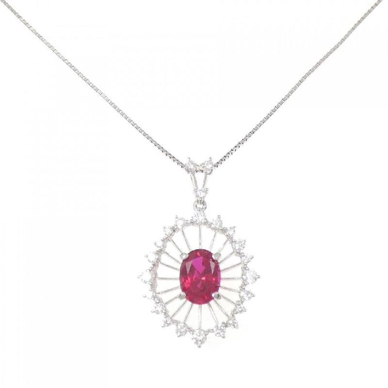 Kresanbell Nhẫn Ruby Tổng Hợp 1.48CT - Hàng hiệu Chính hãng 841067