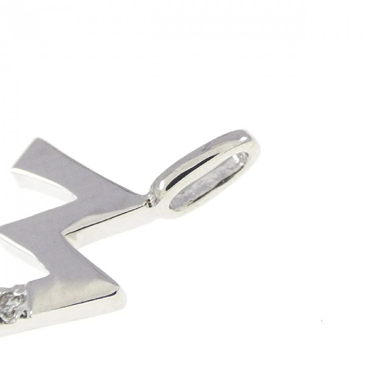 K14WG Chữ cái M Dây chuyền kim cương 0.01CT - Hàng hiệu Chính hãng 864848