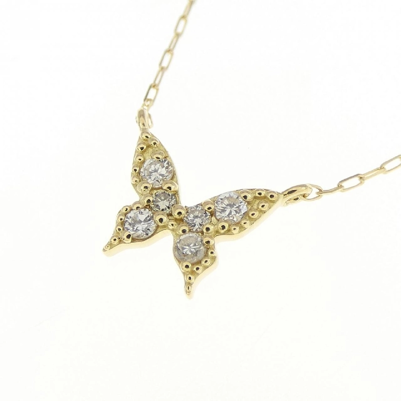 K18YG Bướm Kim Cương Dây Chuyền 0.05CT - Hàng hiệu Chính hãng 863734