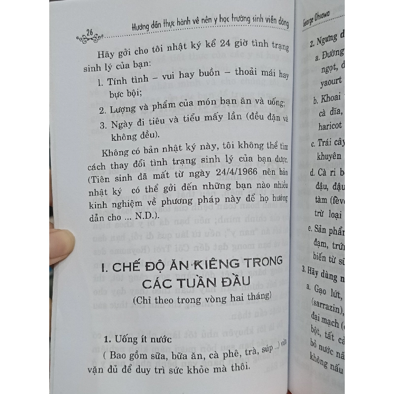 Hướng dẫn thực hành về nền y học trường sinh viễn đông - George Ohsawa (Huỳnh Văn Ba dịch) 536775