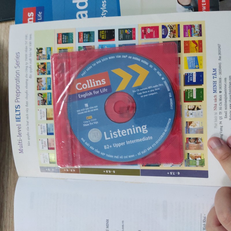 [Sách IELTS Collins] Listening - B2+ Upper Intermediate + Đĩa CD (sách cũ) 147952