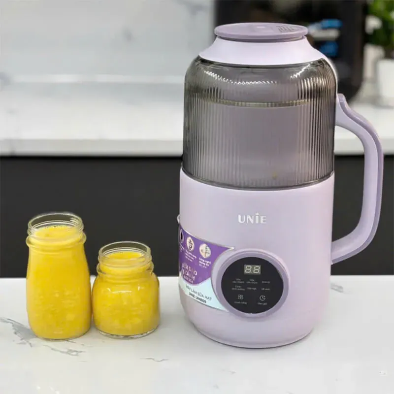 Máy làm sữa hạt UNIE UMB09, dung tích 800ml, nắp chụp chống ồn, 6 chức năng xay nấu 798222
