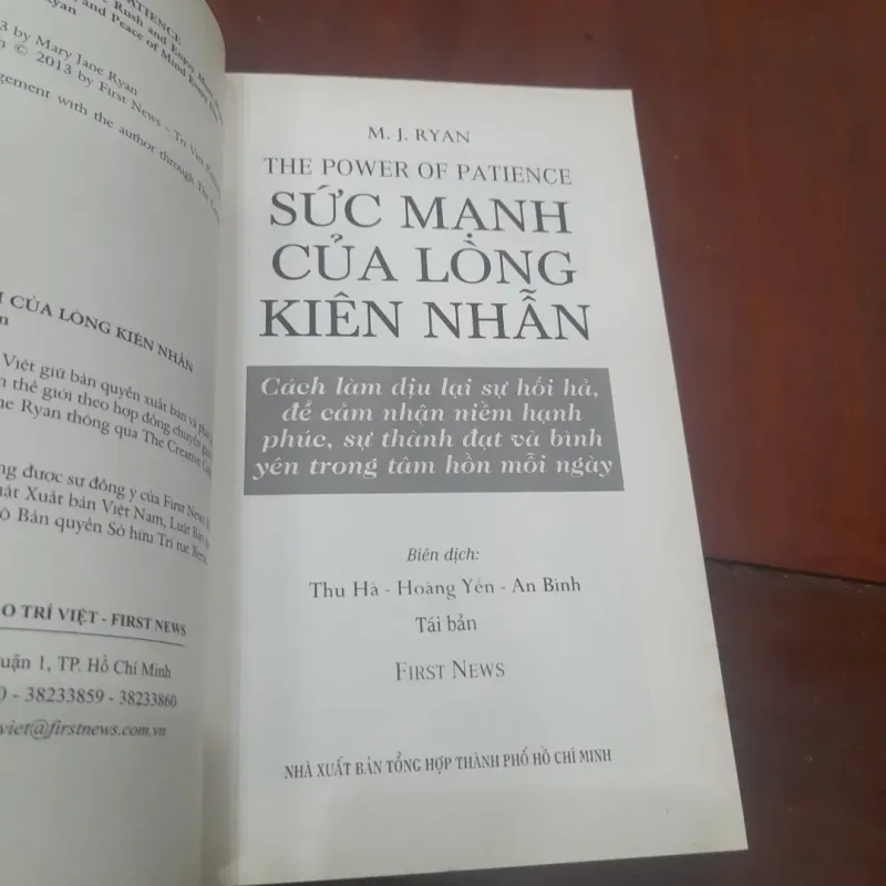 M.J. Ryan - SỨC MẠNH của LÒNG KIÊN NHẪN 753079
