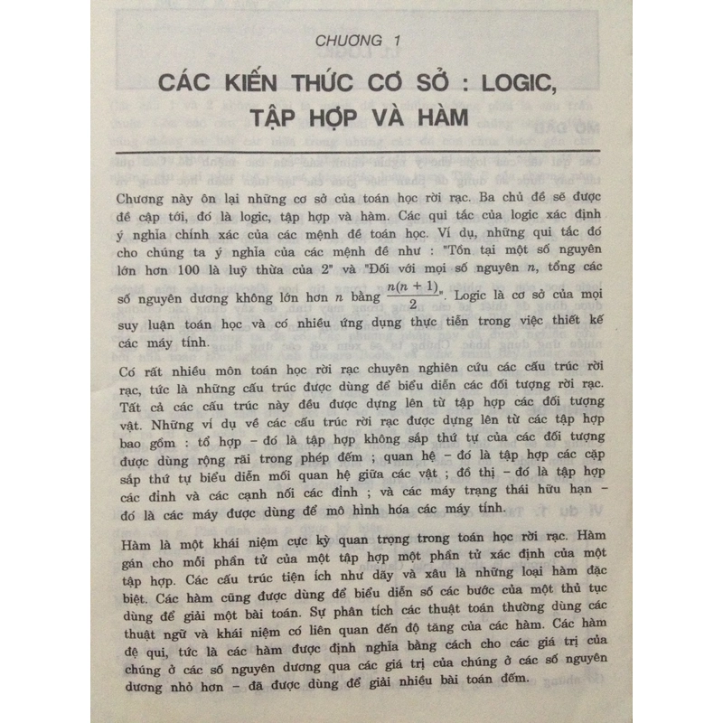 TOÁN RỜI RẠC ỨNG DỤNG TRONG TIN HỌC 462423