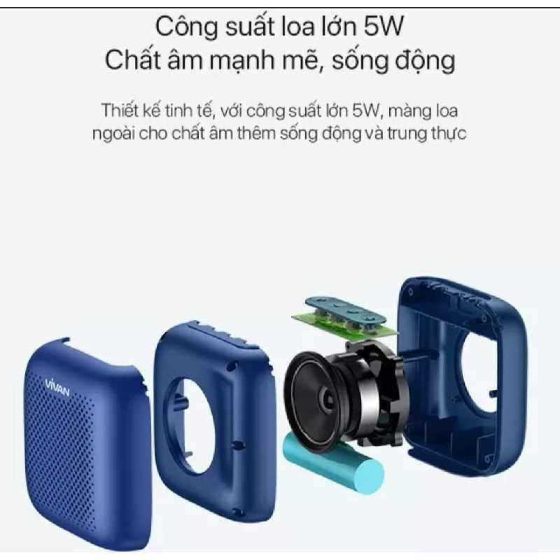 Loa bluetooth 5.0 10w Vivan VS1 hàng chính hãng Indonesia 8602