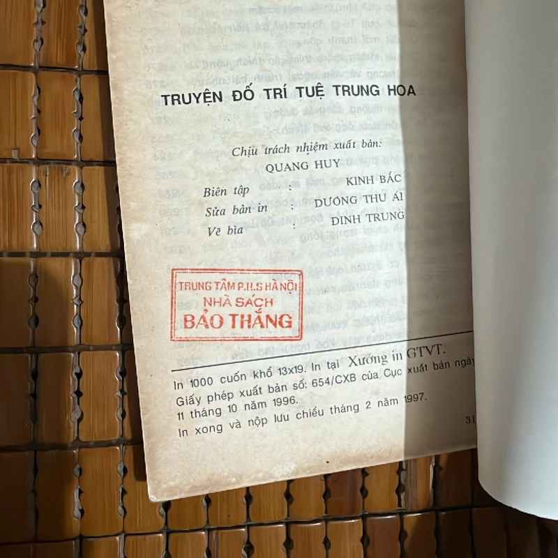 Truyện đố trí tuệ Trung Hoa  442407