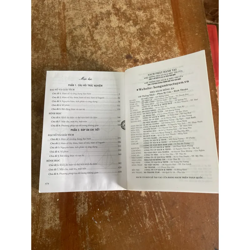 CÂU HỎI VÀ BÀI TẬP TRẮC NGHIỆM TOÁN 12 733357