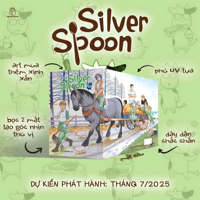 Boxset Silver Spoon (Hộp 15 Cuốn) - NXB Trẻ 521147