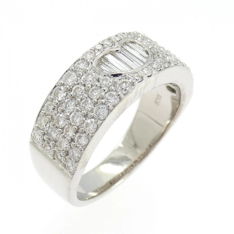 Nhẫn kim cương hình trái tim K18WG 1.03CT - Hàng hiệu Chính hãng 851813