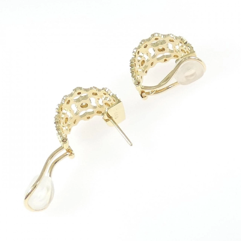 K18YG Bông tai/Khuyên tai Kim cương 0.69CT - Hàng hiệu Chính hãng 874240