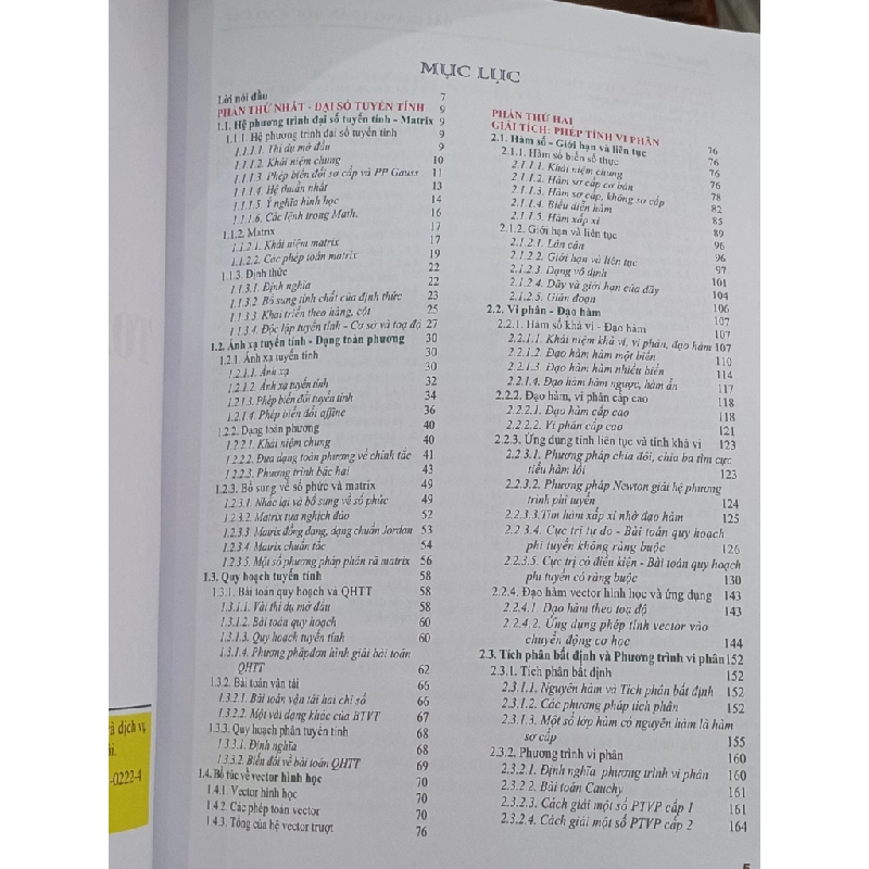 Bài giảng toán học cao cấp tập 1 ( đại số tuyến tính - giải tích 1&2 ) - Doãn Tam Hòe 527603