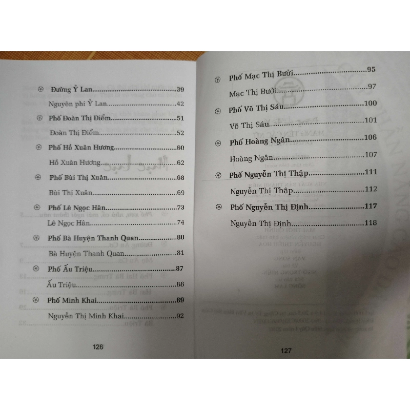 Đường phố Hà Nội mang tên các nữ danh nhân - 2010 - 125 trang LỊCH SỬ - CHÍNH TRỊ - TRIẾT HỌC ANTQ1301 762998