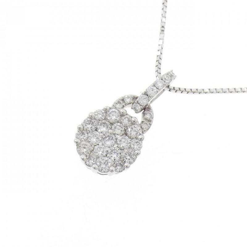 K18WG Dây chuyền kim cương 0.50CT - Hàng hiệu Chính hãng 857160