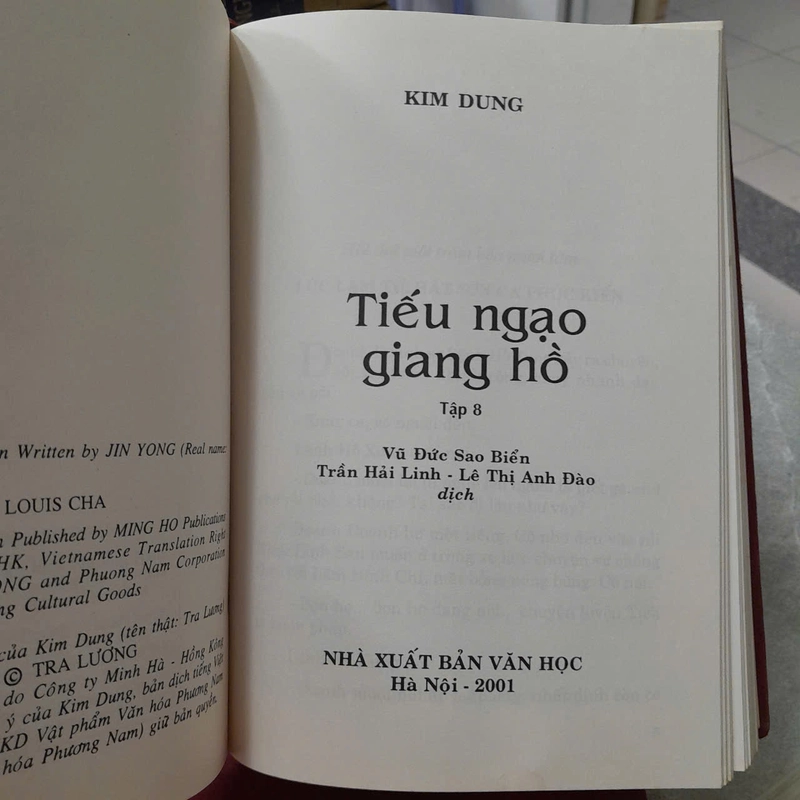 TIẾU NGẠO GIANG HỒ ( TẬP 5,6,7,8) - KIM DUNG 469785