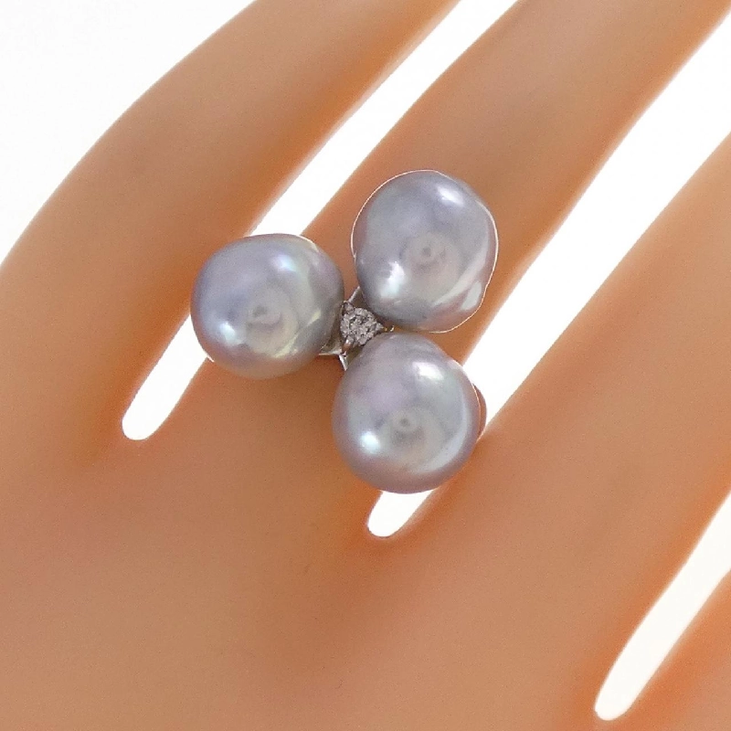 Nhẫn ngọc trai Akoya PT900 - Hàng hiệu Authentic 854888