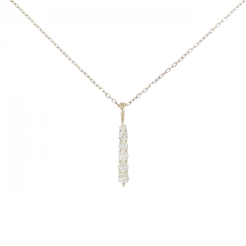 Dây chuyền kim cương K18YG 0.32CT - Hàng hiệu Chính hãng 868001