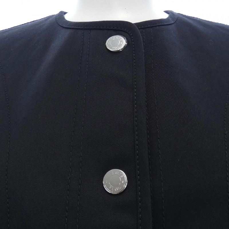 【Mã giảm giá】Áo khoác không cổ HERMES 638072