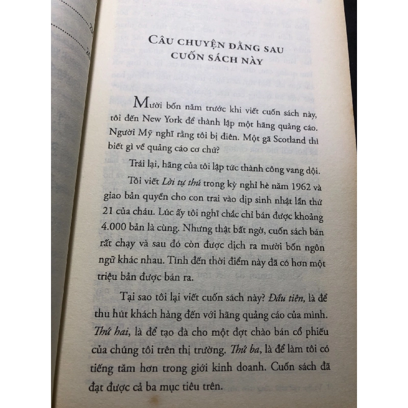 Lời tự thú của một bậc thầy quảng cáo 2015 mới 75% ố vàng David Ogilvy HPB2306 SÁCH KỸ NĂNG 915734