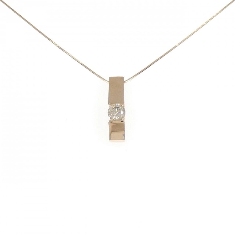 K18PG Dây chuyền kim cương 0.50CT - Hàng hiệu Chính hãng 860185