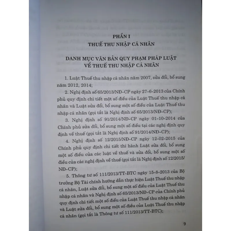 Chỉ dẫn pháp luật về Một số lĩnh vực Thuế 630720