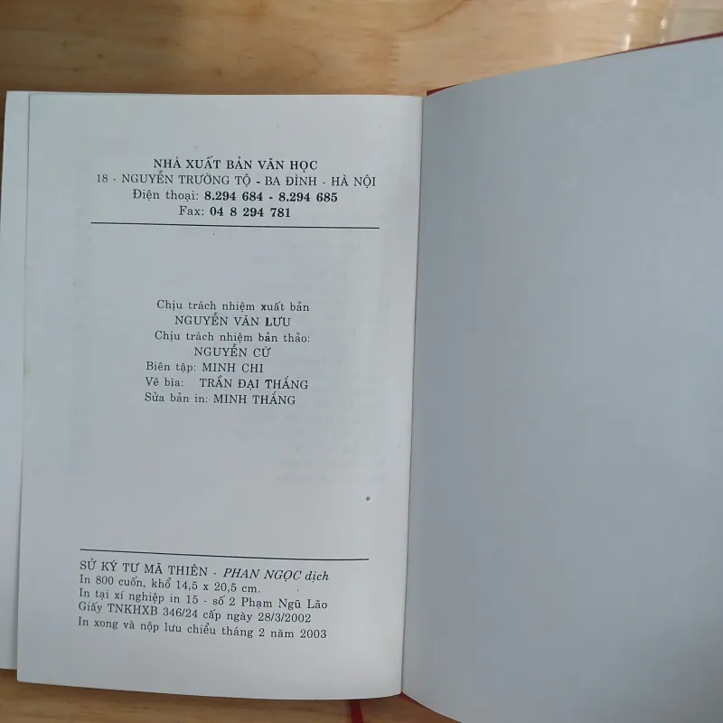Sử Ký Tư Mã Thiên - Phan Ngọc dịch 788104