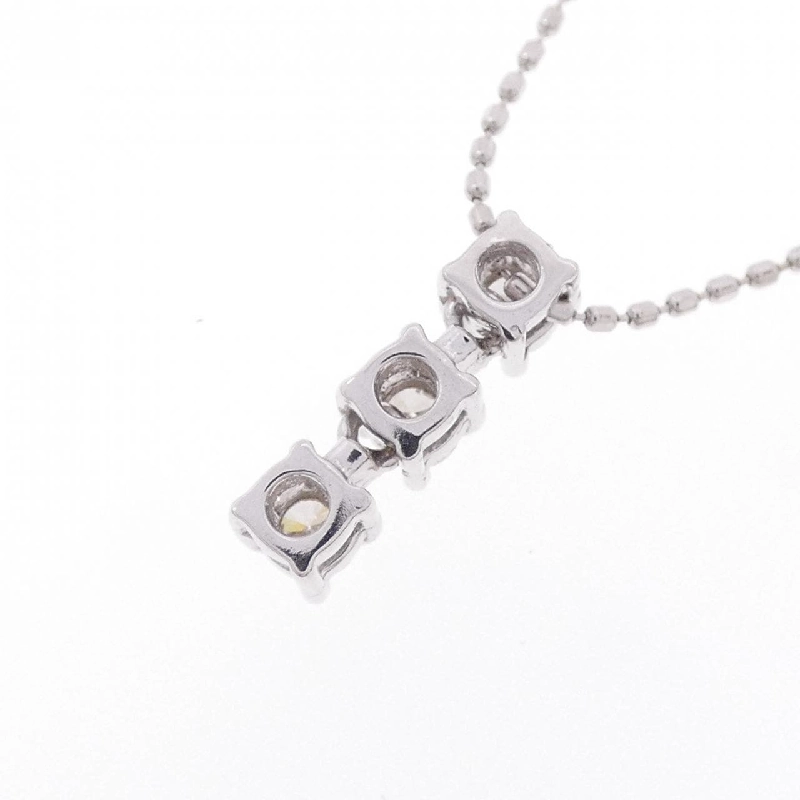 K18WG Dây chuyền kim cương ba viên 0.25CT - Hàng hiệu Chính hãng 863216