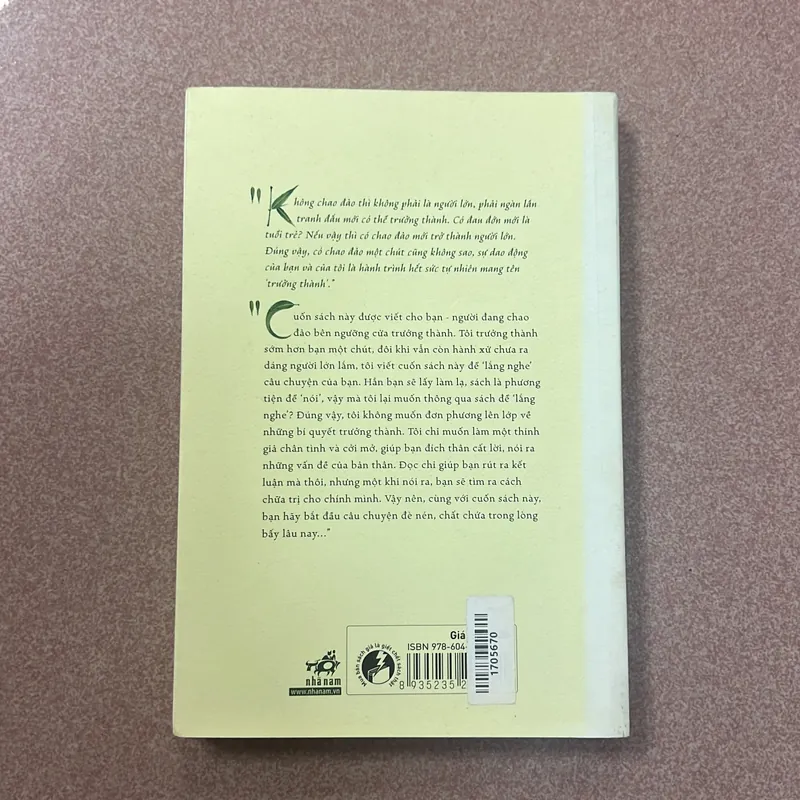 Trưởng thành sau ngàn lần tranh đấu - Rando Kim  699223