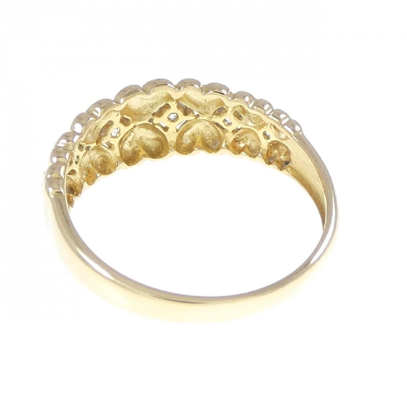 Nhẫn kim cương hình trái tim K18YG 667573