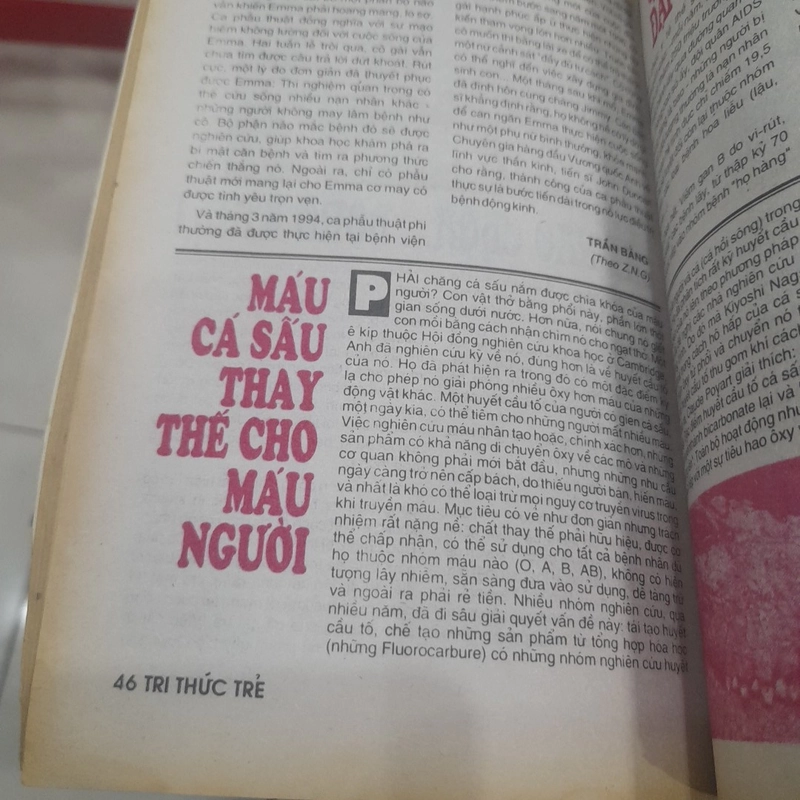 TRI THỨC TRẺ số 7 tháng 1.1996 461008