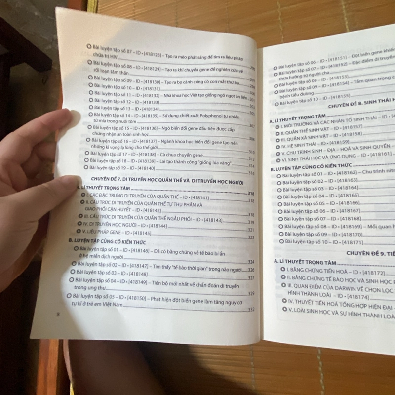 Tổng ôn phần tư duy khoa học và giải quyết vấn để môn sinh học kỳ thi TSA 447189