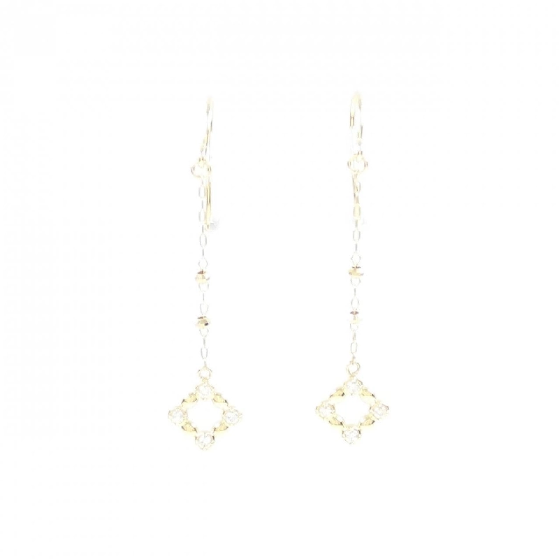 K18YG Bông tai kim cương 0.08CT - Hàng hiệu Chính hãng 873355