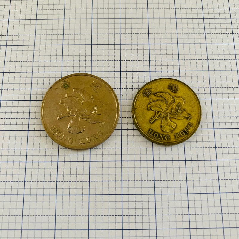 1 xu 50 cents HongKong 1997 và 1 xu 1 đô la HongKong 1994 531294
