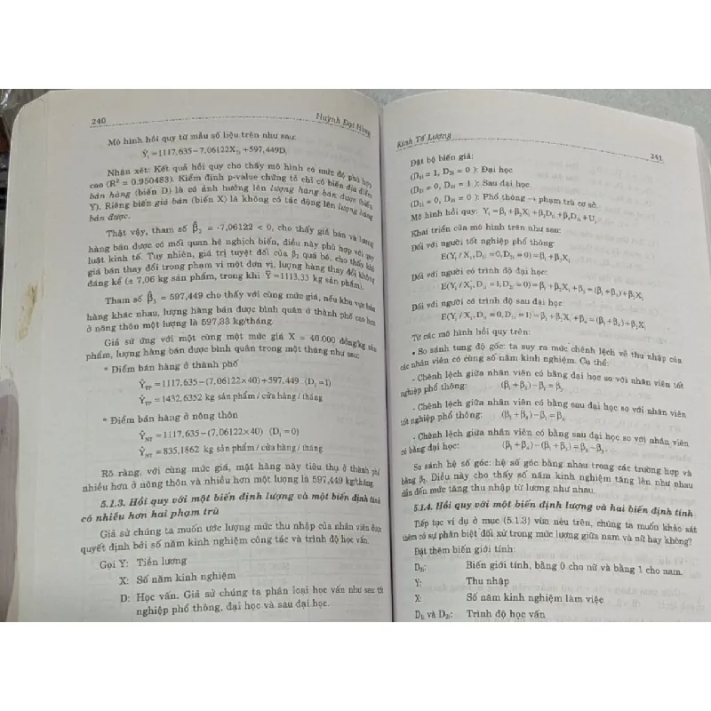 Kinh tế lượng - Huỳnh Đạt Hùng,Nguyễn Khánh Bình & Phạm Xuân Giang 609942