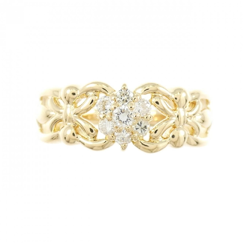 Nhẫn kim cương K18YG 0.15CT 671271