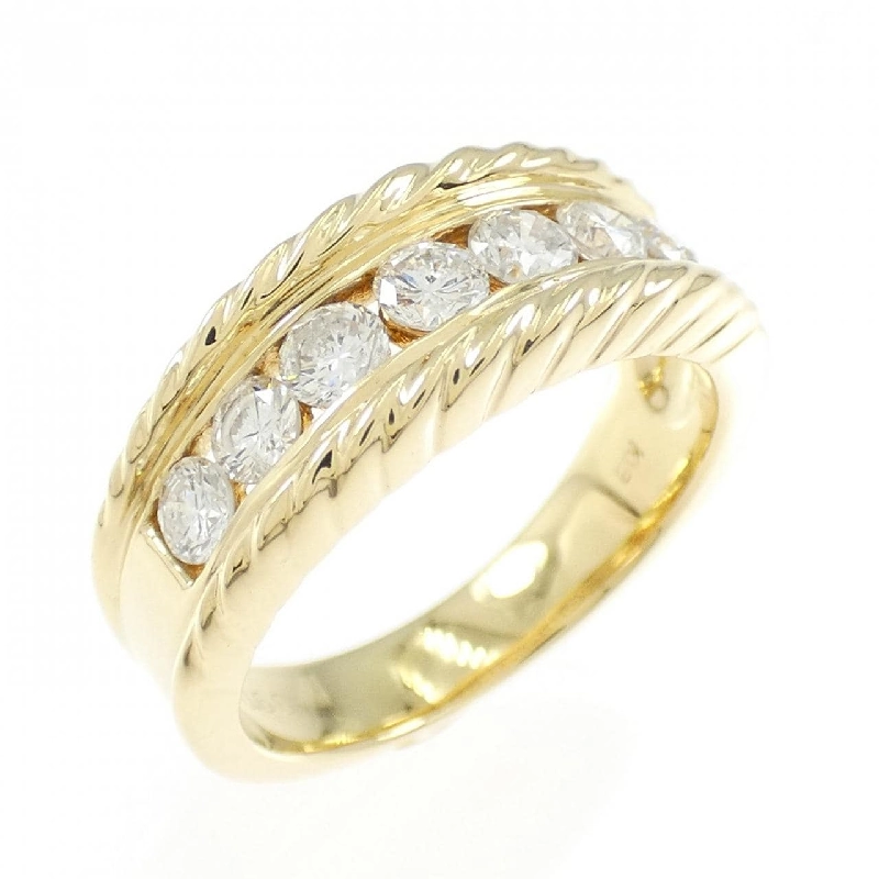 Nhẫn kim cương K18YG 0.68CT 671411