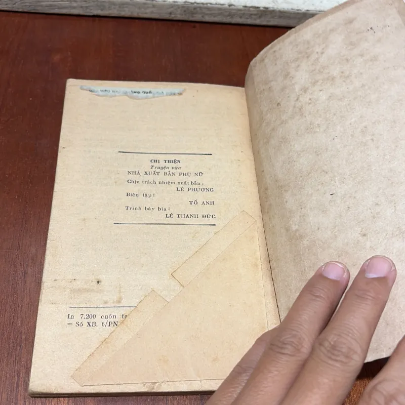 II Sách Xưa: Chị Thiện - Tô Thi, Hoàng Tích Chỉ - 1979 751009